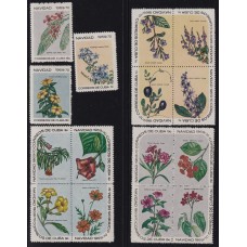 CUBA 1969 NAVIDAD SERIE COMPLETA DE ESTAMPILLAS NUEVAS MINT FLORES 20 EUROS